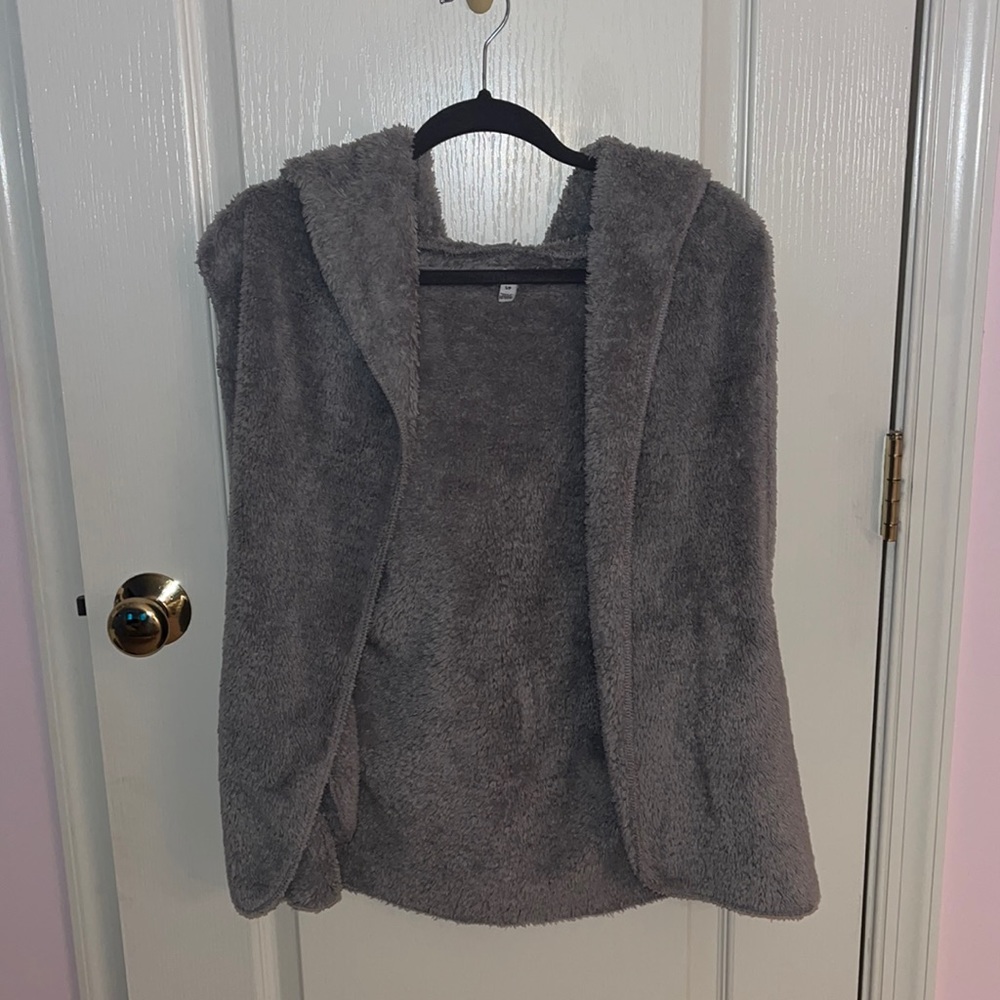 Love fire Sherpa vest